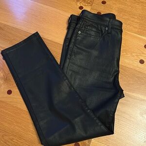 Banana republic coated denim jeans